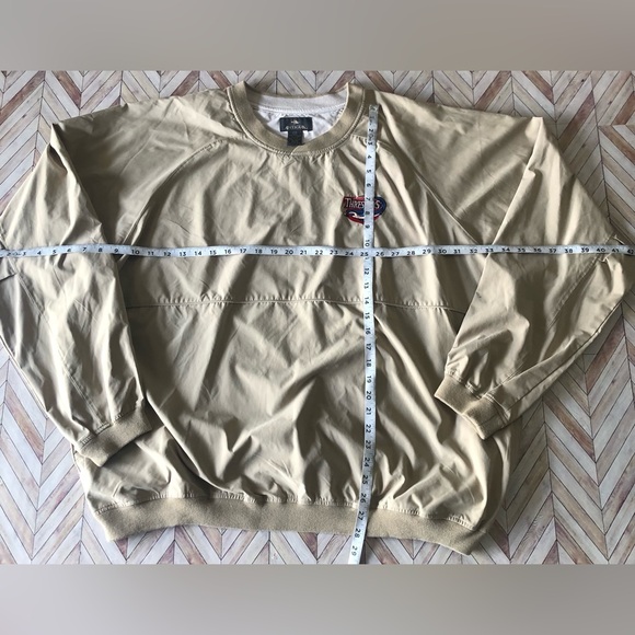 Clearwater Threshers Baseball Pull Over Performance Longsleeve Beige Top XXL - Picture 5 of 7